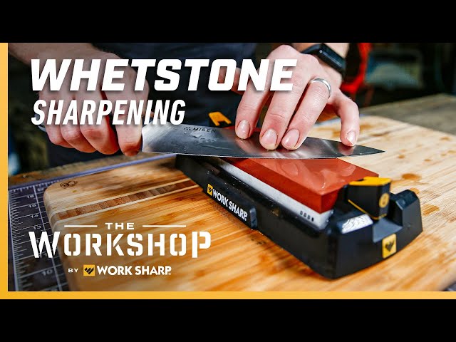 POWERTEC Whetstone Knife Sharpener Stone Dual Side Grit