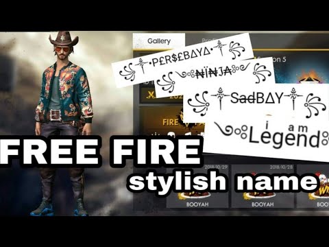 How To Create Cool And Stylish Names In Free Fire Must Watch Youtube