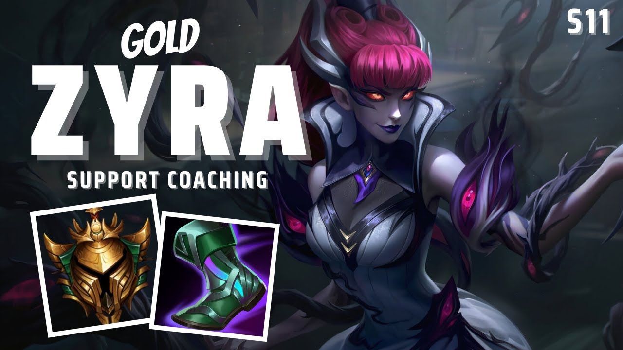 Controlling the lane state as a support! - Gold Zyra Support Coaching
