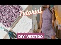 COSTURE VESTIDO TUBINHO COM FENDA - cotton - DIY