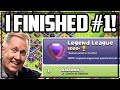 I Finished #1 In Legend League Clash of Clans!