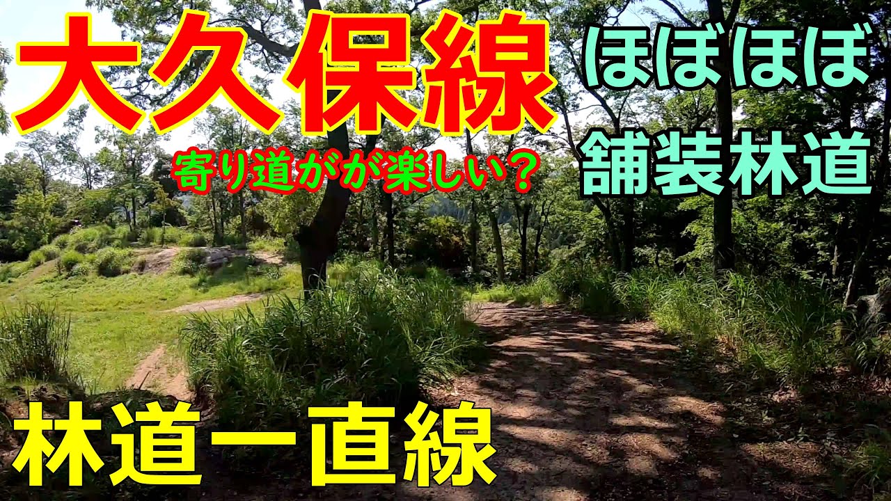 【林道一直線】　千葉　林道　大久保線