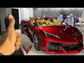1st YouTuber to see the 2023 C8 Corvette Z06 Convertible IN PERSON! *AMAZING ITS FINALLY HERE!