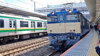 (配9543レ)  EF64-1031[新潟]牽引東西線E231系800番台八ミツK7編成AT入場大宮駅入線