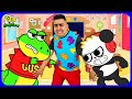 Combo Panda is MAD AT ME!? How To Draw Ryan’s World Friends!!