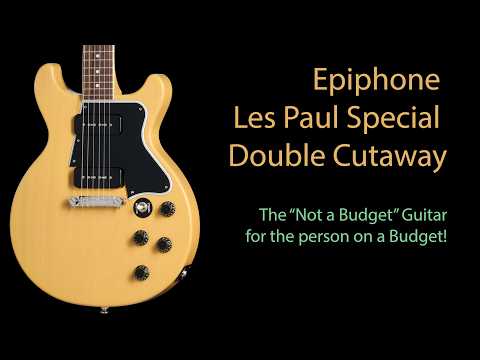 Epiphone Inspired by Gibson, Les Paul Special Double Cutaway in TV
