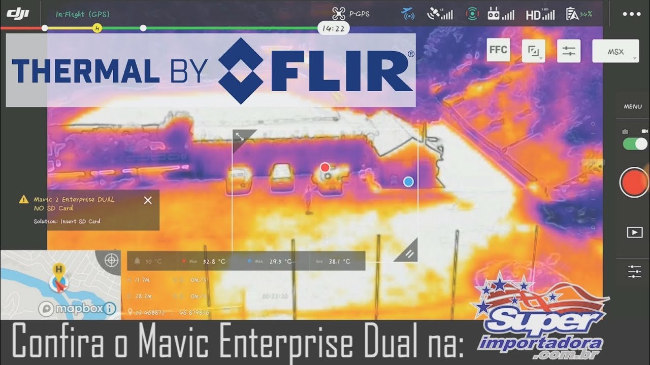 drone com camera termica