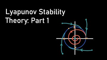 Lyapunov Theory (Part 1: Nonlinear systems)