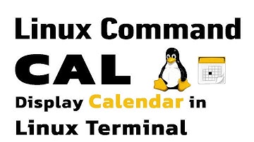 How to Display Calendar in Linux Terminal with cal Command