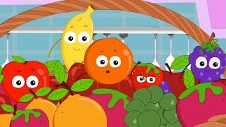 Five Little Fruits For Kids | Nursery Rhymes Songs For Babies | Children Rhyme