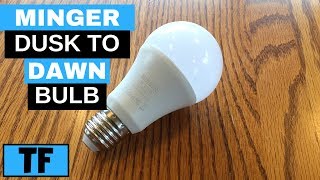 Minger 7w LED Bulb Dusk To Dawn Sensor Light Bulb Review