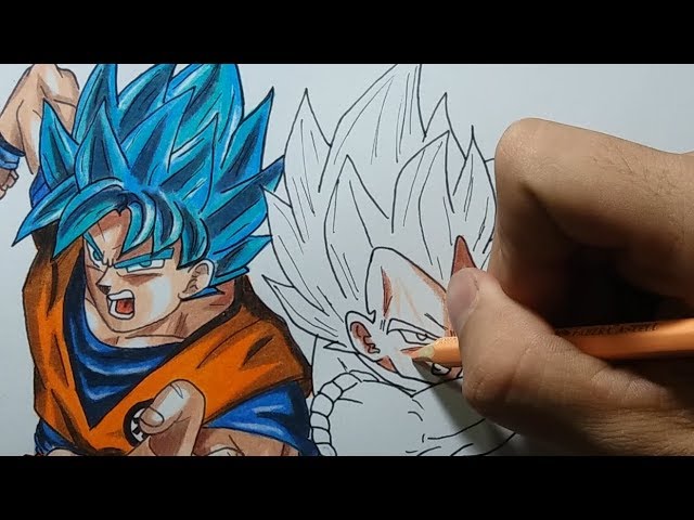 Você Desenhando Anime - Goku Black vs Vegeta Blue 🤜🤛 Anime: Dragon Ball  Muito top!!! 📷Créditos: @abyllion_art Confere lá, muito top os desenhos!  Deixa aquele LIKE ❤️❤️ e siga nosso perfil @vocedesenhandoanime