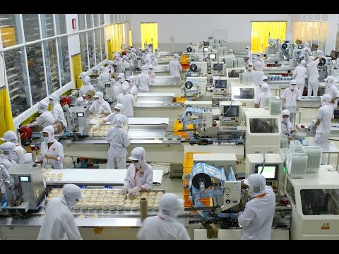 Dây chuyền sản xuất Bánh Pía Tân Huê Viên 2016 | Foci