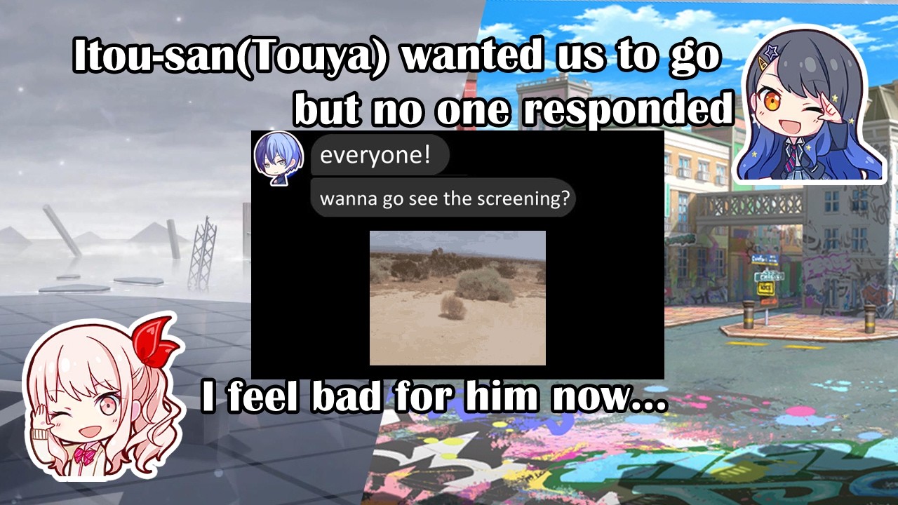 [ENG SUB] the cast went to see the proseka movie | project sekai