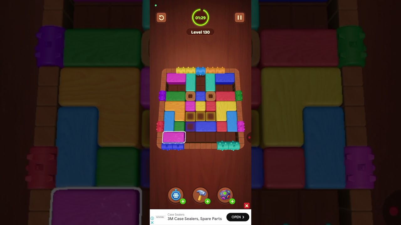 129 Level wood block jam game 2025
