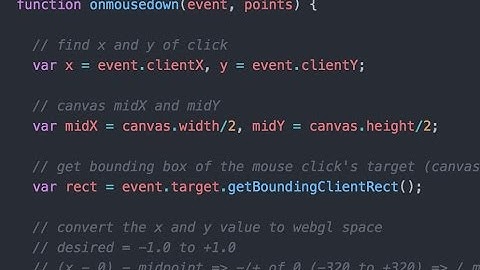 Finding Coordinates with WebGL - ProgrammingTIL #79 WebGL Video Tutorial Screencast 0022