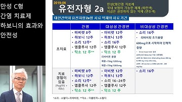 만성C형 간염치료제 하보니의 효과와 안전성 (광주 한정렬내과)