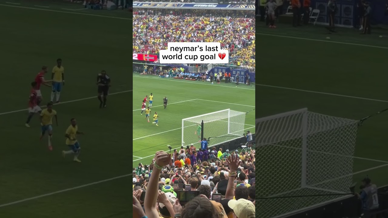 Neymar’s last World Cup goal 💔