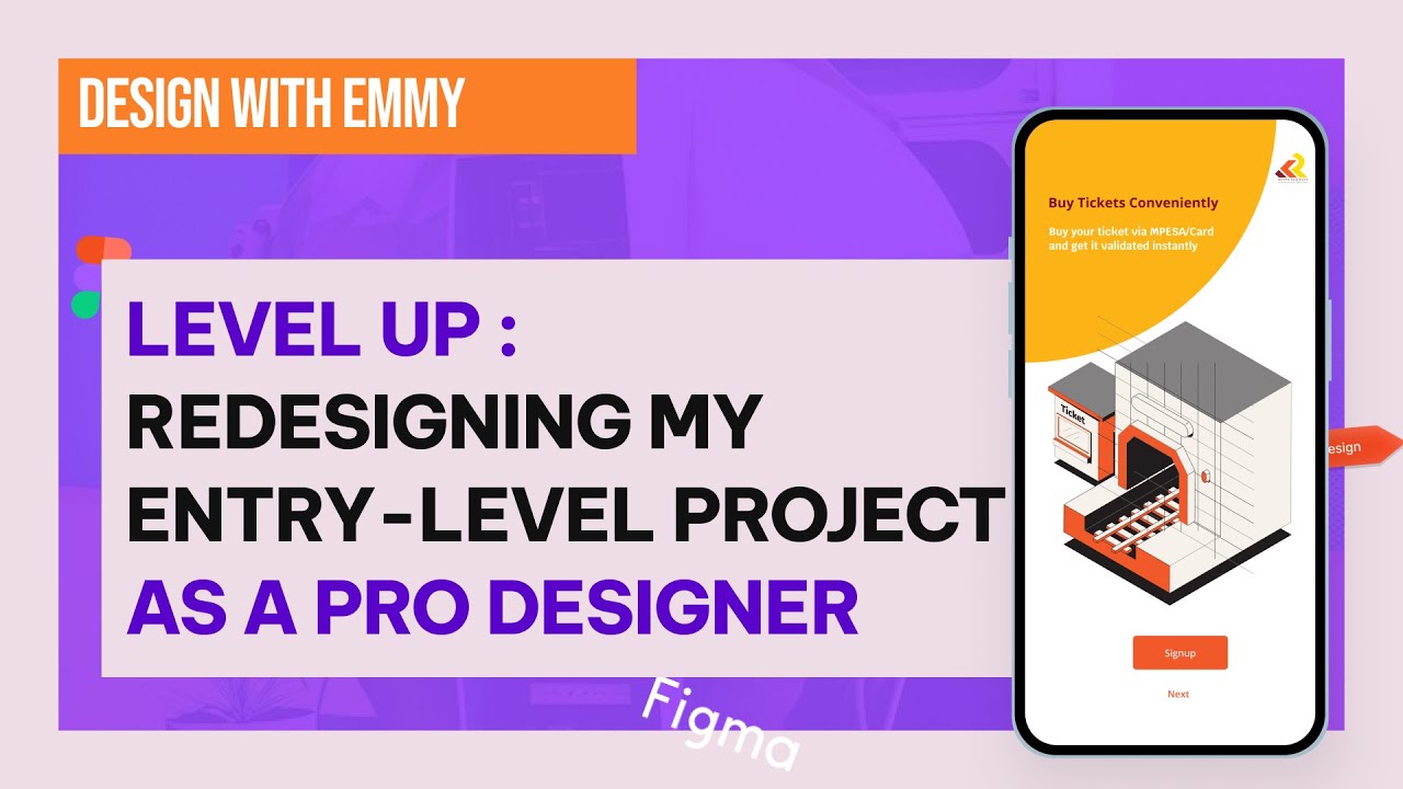 Level Up : Redesigning My Entry-Level Project as a Pro Designer - YouTube