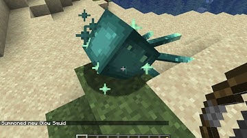 what happens if you hit a glow squid with a spectral arrow