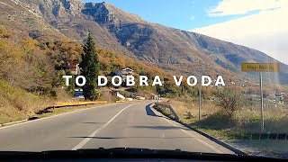 Driving in Montenegro モンテネグロ??スヴェティ・ステファンからDobra Vodaへドライブ