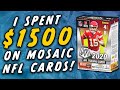 I Spent $1500 on 2020 Panini Mosaic NFL! - Here are the HITS + Financial Recap! 💥