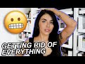 Getting rid of EVERYTHING!! Makeup Declutter (Primer, Foundation + Concealer)