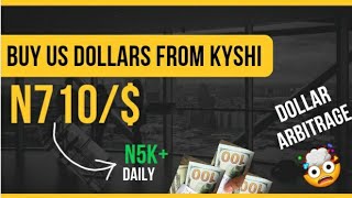 Buy USD at N710/$, unlimited dollar arbitrage with kyshi App, make 10k+ daily on USDT arbitrage screenshot 5