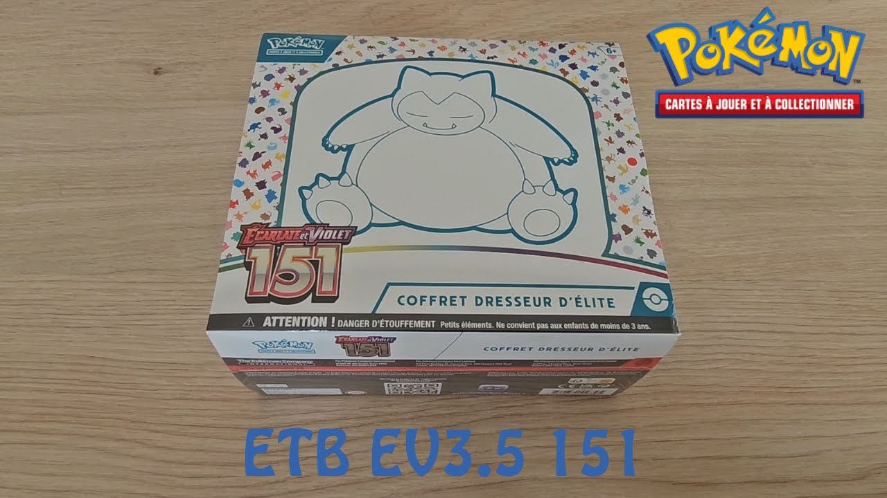 Coffret dresseur d'élite (ETB) Pokémon 151 - Ecarlate et Violet