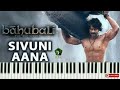 Sivuni Aana Full Song Keyboard Version || Baahubali || Prabhas, Rana Daggubati, Anushka,Tamannah