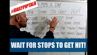 SIMPLE FOREX TRADING - WAIT FOR THE STOP HUNT!