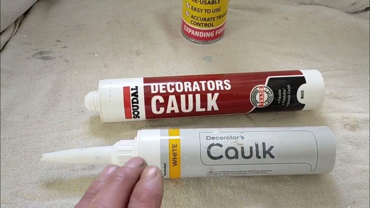 Removing Decorators Caulk On Plastic Frames Use It Don't Misuse It YouTube