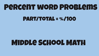 percent word problems  math