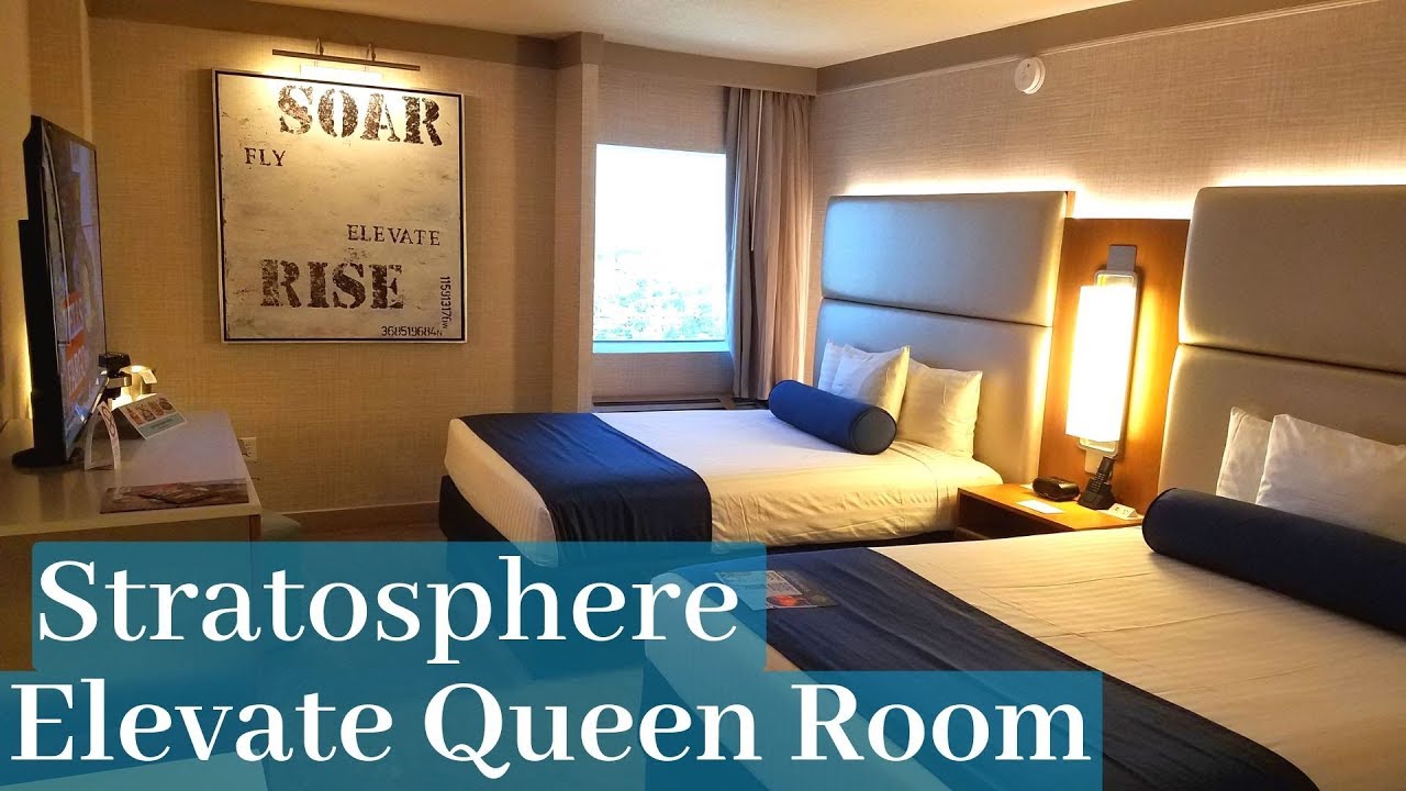 Stratosphere Las Vegas Elevate Queen Room Newly Remodeled