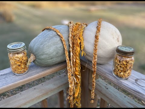 Dried Squash Braids