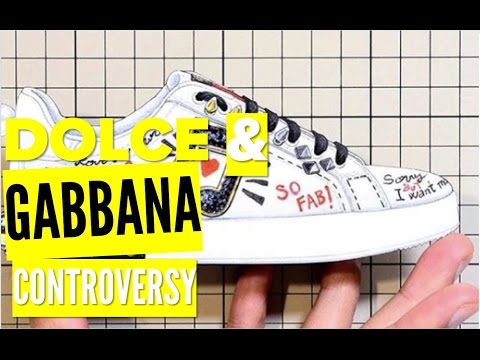 dolce and gabbana shoe controversy
