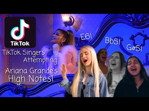 TikTok Singers Attempting Ariana’s Highest Notes!!