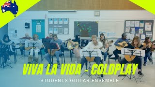 Viva La Vida - Coldplay - 11 Students Guitar Ensemble - North Sydney Community Center