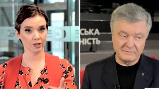 Петро Порошенко відповів на незручні запитання Яніни Соколової
