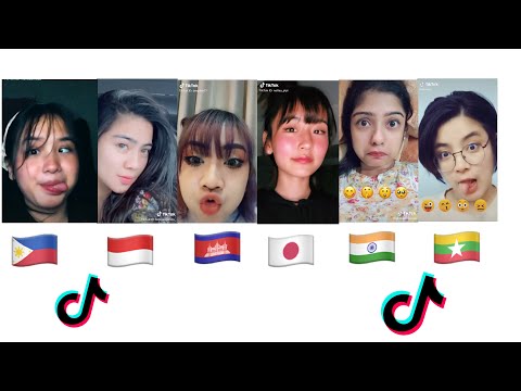 TikTok Girls - Philippine VS Indonesia VS Cambodia VS Japan VS India VS Myanmar