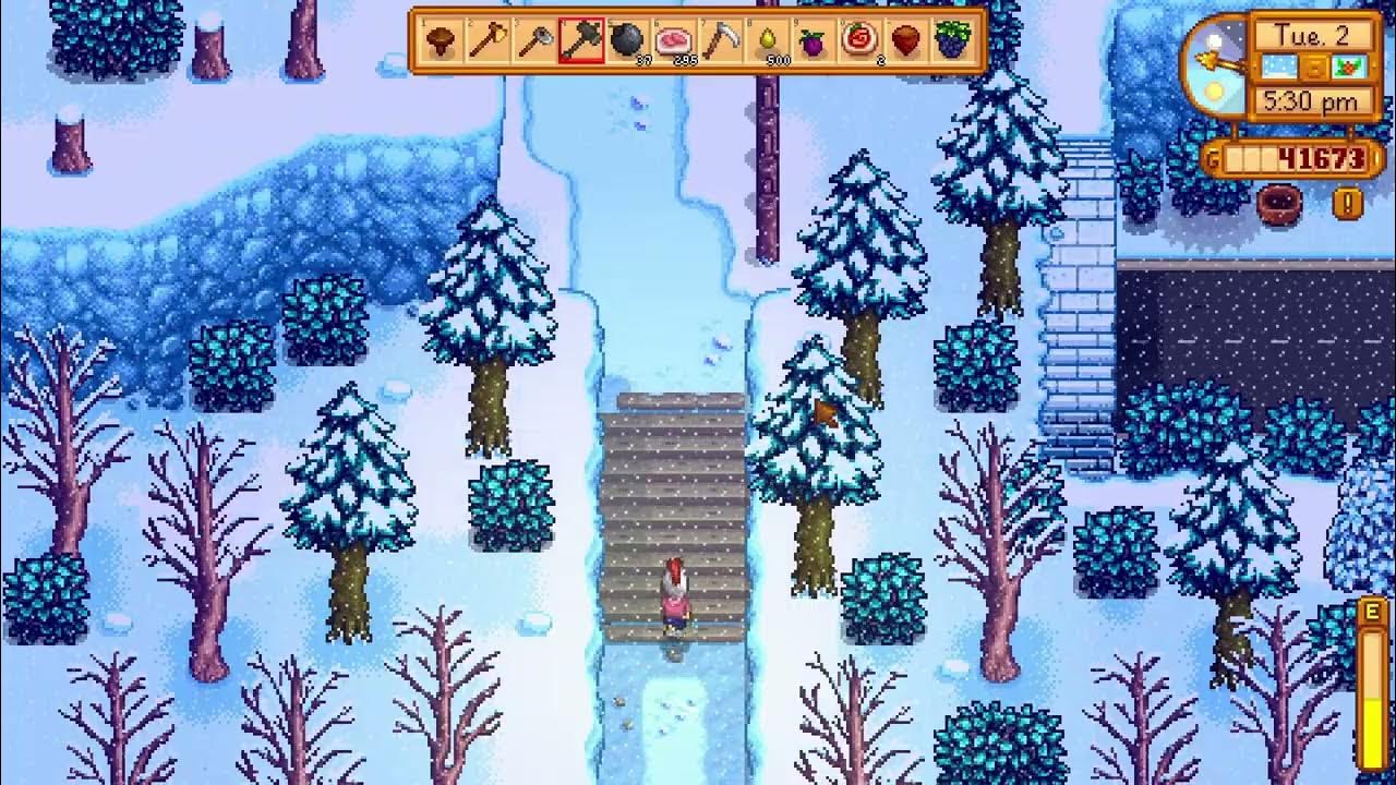 Stardew Valley How to get Snow Yam and Winter Root YouTube