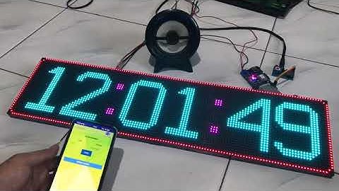 contoh bel sekolah tampilan running text By Bmz Store