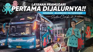 LET'S TRY GARUDA MAS' HIGHEST BUS SERVICE | Poris - Bojonegoro Suites Combi Seat 2-1 Trip