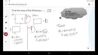 MTH1WI Unit 2 Lesson 2b