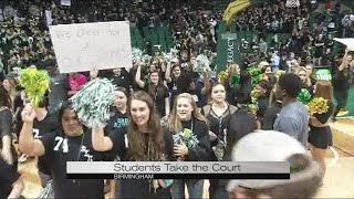 UAB students storm court after ‘Blackout’ men’s basketball game