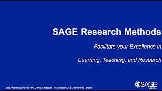 SAGE Research Methods Database [FIRST Workshop 20210616]