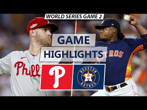 Philadelphia Phillies vs. Houston Astros Highlights | World Series Game 2