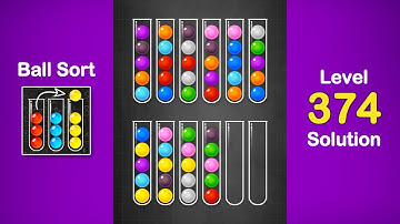 Ball Sort Puzzle Solution Level 374