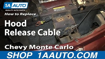 How to Replace Hood Release Cable 00-05 Chevy Monte Carlo
