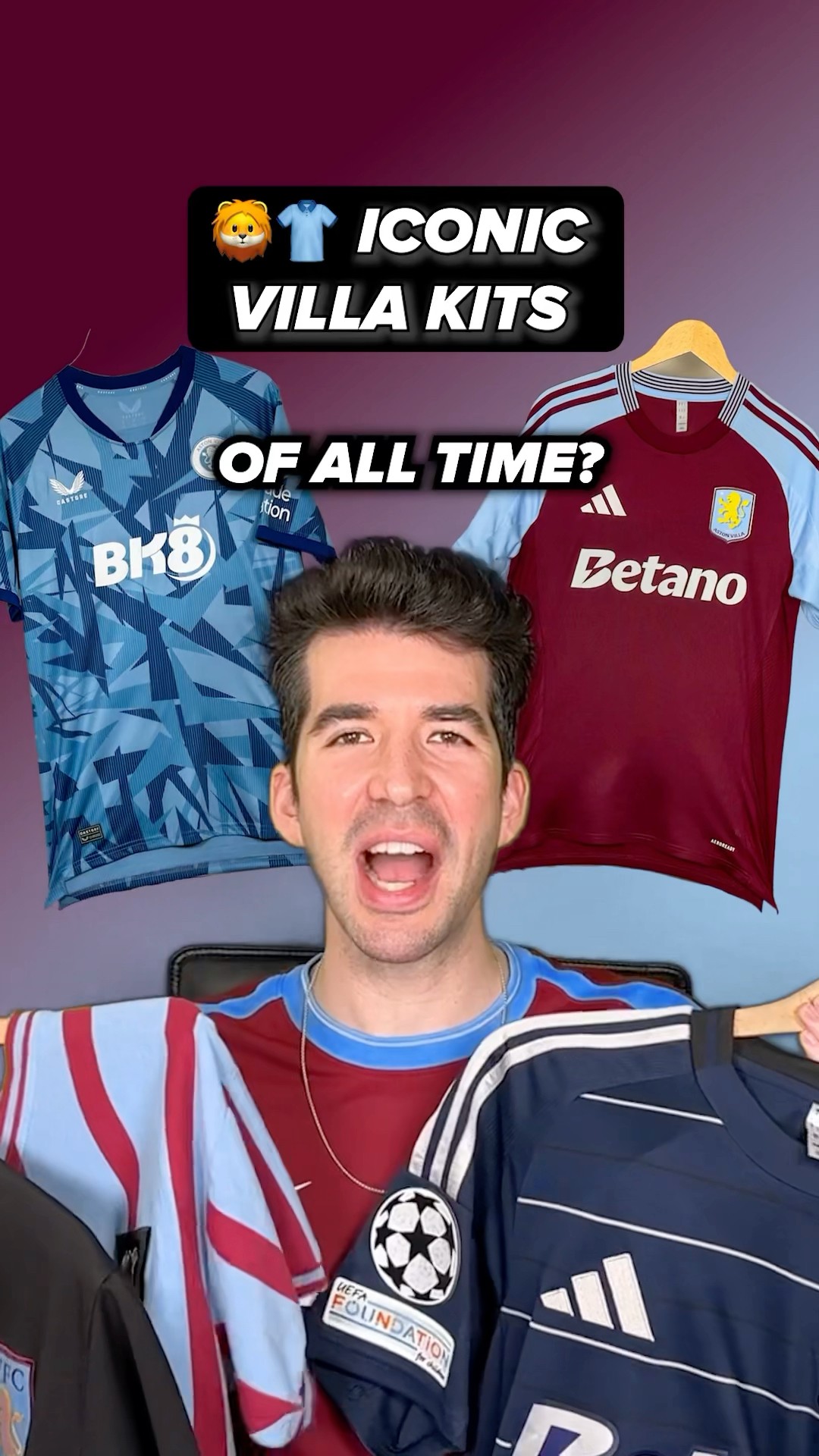 Ranking The Top 5 Best Aston Villa Kits 🦁👕 - YouTube